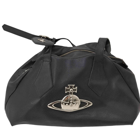 ヴィヴィアンウエストウッド Vivienne Westwood オーブロゴ レザーミニボストンバッグ レディース