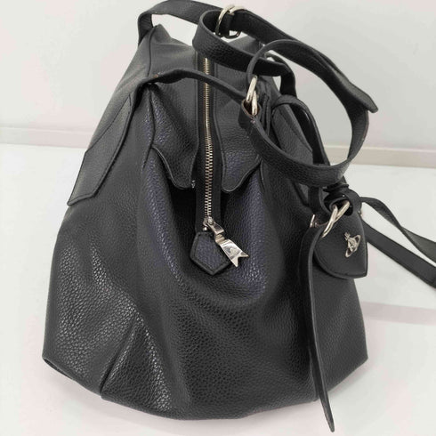 ヴィヴィアンウエストウッド Vivienne Westwood オーブロゴ レザーミニボストンバッグ レディース