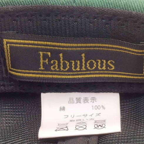 FABULOUS ツートン ツイル B アンパイアキャップ メンズ FREE