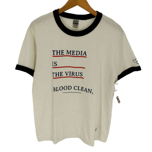DAZE'n HAZE T-SHIRTS - THE MEDIA IS THE VIRUS リンガーT メンズ JPN:M
