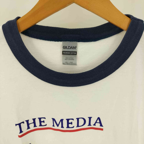 DAZE'n HAZE T-SHIRTS - THE MEDIA IS THE VIRUS リンガーT メンズ JPN:M