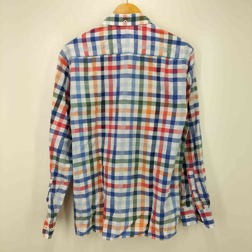 トミーヒルフィガー TOMMY HILFIGER マルチチェック柄ボタンダウンシャツ メンズ XL