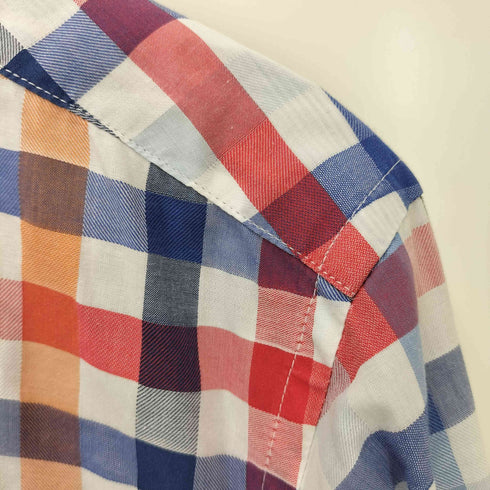 トミーヒルフィガー TOMMY HILFIGER マルチチェック柄ボタンダウンシャツ メンズ XL