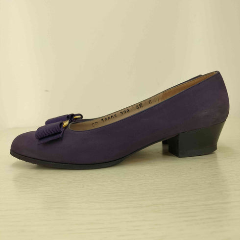 サルヴァトーレフェラガモ Salvatore Ferragamo イタリア製 リボンパンプス レディース 4-1/2