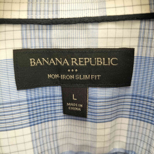 バナナリパブリック BANANA REPUBLIC NON-IRON SLIMFIT L/S シャツ メンズ L