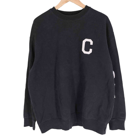 カバーナット Covernat Cロゴクルーネックスウェット メンズ import:L