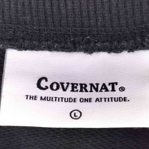 カバーナット Covernat Cロゴクルーネックスウェット メンズ import:L