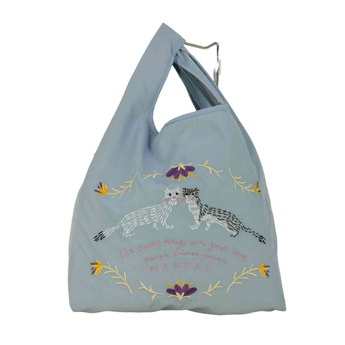 KATOKOA x JASMINE FULFORD mamoru 刺繍 トートバッグ レディース