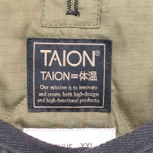 タイオン TAION クルーネック ダウンジャケット ソフトシェル メンズ XXXL