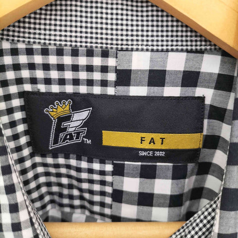 エフエーティー FAT チェック柄 ロングスリーブシャツ メンズ FAT