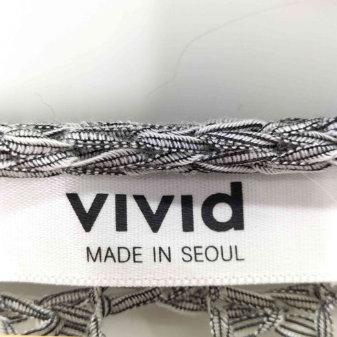 VIVID メッシュデザインニット レディース
