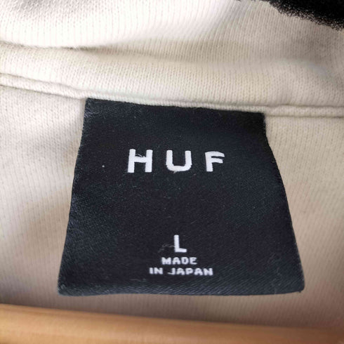 ハフ HUF ハーフジップスウェット WORLDWIDE メンズ import:L