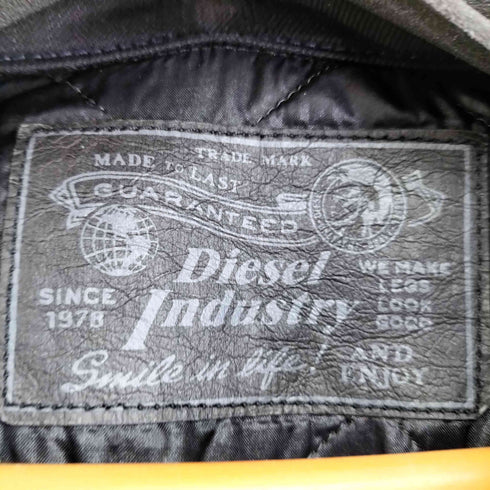 ディーゼルインダストリー Diesel Industry ブラックデニムジャケット メンズ