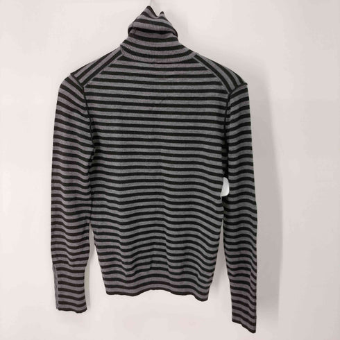 バーバリーロンドン BURBERRY LONDON タートルネックボーダーニットトップス レディース JPN:1