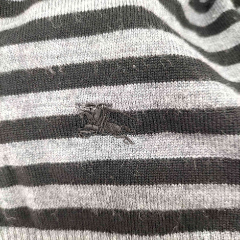 バーバリーロンドン BURBERRY LONDON タートルネックボーダーニットトップス レディース JPN:1