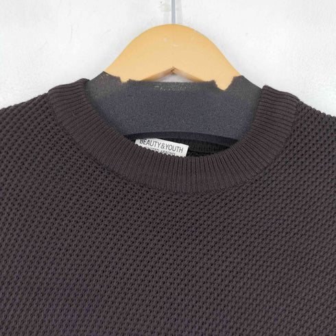 ビューティーアンドユースユナイテッドアローズ BEAUTY & YOUTH UNITED ARROWS バルキー ツイル クルーネック ニット メンズ JPN:XL