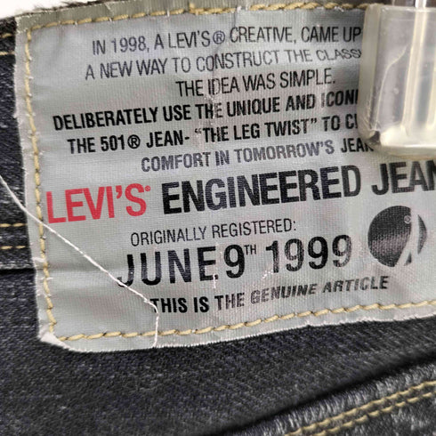 リーバイス Levis Y2K ENGINEERED 立体裁断 ローライズ レボリューションスキニーシェイプド メンズ UK:30-31