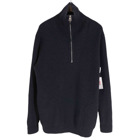 ザラ ZARA ハーフジップニット メンズ import:L