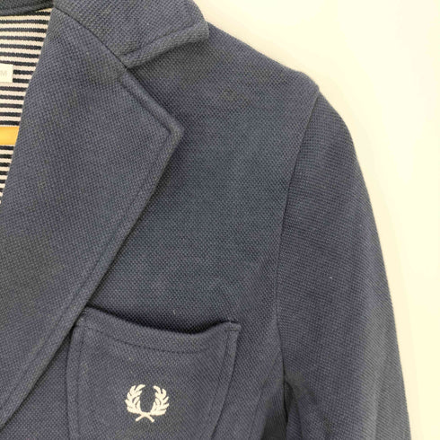 フレッドペリー FRED PERRY ロゴ刺繍 2B テーラードジャケット レディース import:M