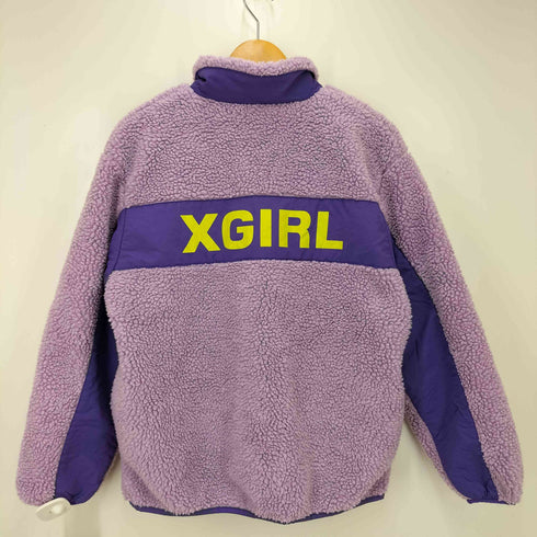 エックスガール X-girl ボアフリース アノラックジャケット レディース 1