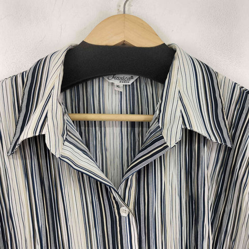 JESSICA L/S プリーツシャツ レディース JPN:XL