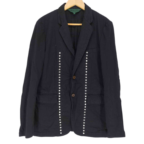 コムデギャルソンオムプラスエバーグリーン COMME des GARCONS HOMME PLUS EVER GREEN 07SSラインスタッズコットンジャケット メンズ JPN:M