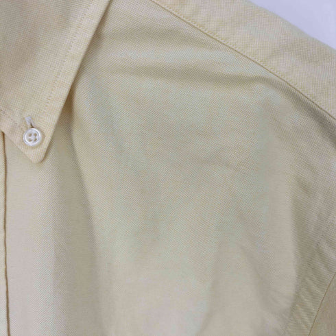 ラルフローレン RALPH LAUREN CLASSIC FIT ポニー刺繍 裾カットオフ ボタンダウンシャツ レディース import:M