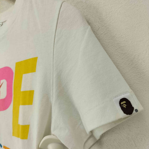 アベイシングエイプ BAPE by A BATHING APE 両面プリントS/S TEE レディース JPN:XS