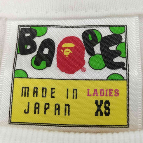 アベイシングエイプ BAPE by A BATHING APE 両面プリントS/S TEE レディース JPN:XS