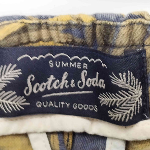 スコッチアンドソーダ SCOTCH&SODA アロハ柄 テーパードイージーパンツ メンズ W34L32