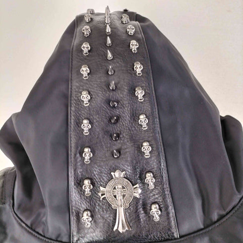 SKULL STEAMPUNK RIVETED BACKPACK スカルスタッズバックパック フーディ― パンク Y2K メンズ