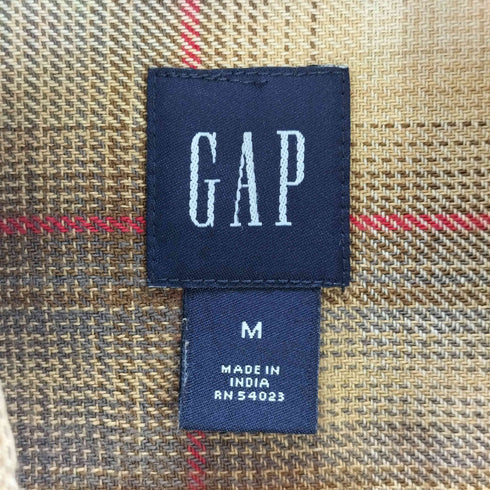 ギャップ Gap チェック柄フランネルシャツ メンズ JPN:M