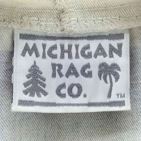 MICHIGAN RAG CO. 鳥柄スナップボタンパーカー メンズ JPN:S