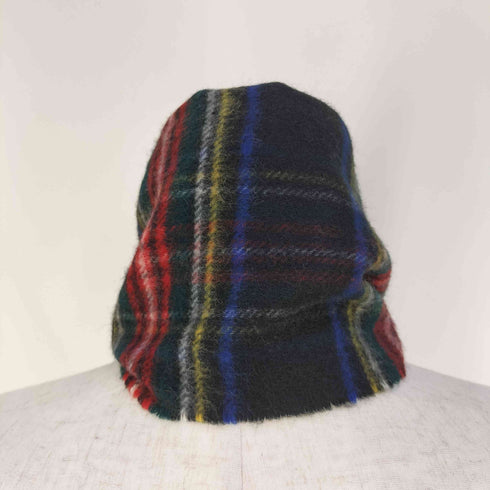 ジョンストンズオブエルガン johnstons of elgin スコットランド製 チェック柄 カシミヤ フリンジマフラー レディース