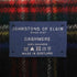 ジョンストンズオブエルガン johnstons of elgin スコットランド製 チェック柄 カシミヤ フリンジマフラー レディース