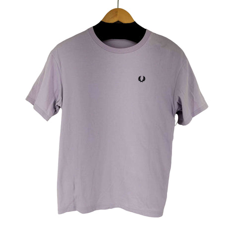 フレッドペリー FRED PERRY ロゴ刺繍 S/S Tシャツ レディース US 4