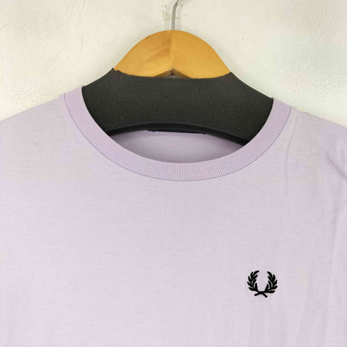 フレッドペリー FRED PERRY ロゴ刺繍 S/S Tシャツ レディース US 4