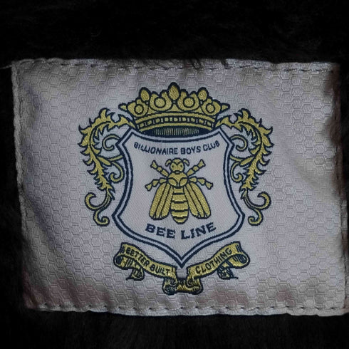 ビリオネアボーイズクラブ Billionaire Boys Club BEE LINE 裏地ファー チェック柄 ハーフコート メンズ