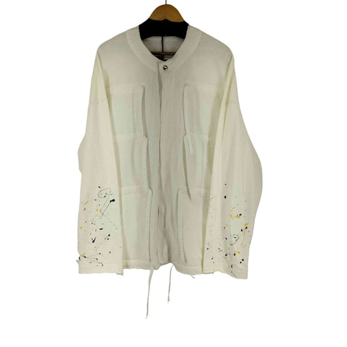 オールモストブラック ALMOSTBLACK MILITARY PAINT CARDIGAN メンズ JPN:2