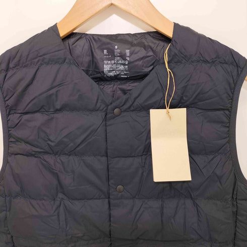 ムジルシリョウヒン 無印良品 23AW 軽量ダウンノーカラーベスト(帯電防止裏地) メンズ JPN:S
