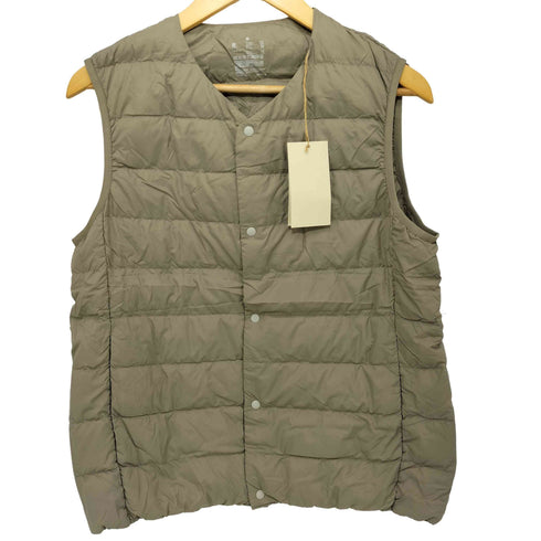 ムジルシリョウヒン 無印良品 23AW 軽量ダウンノーカラーベスト(帯電防止裏地) メンズ JPN:M