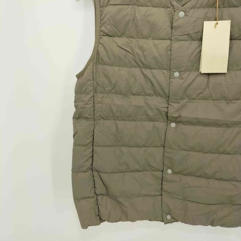 ムジルシリョウヒン 無印良品 23AW 軽量ダウンノーカラーベスト(帯電防止裏地) メンズ JPN:M