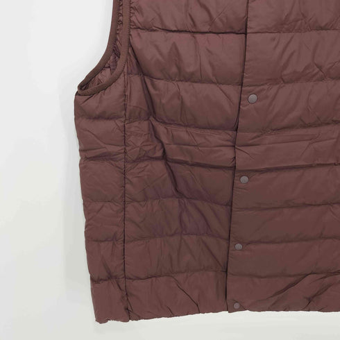 ムジルシリョウヒン 無印良品 23AW 軽量ダウンノーカラーベスト(帯電防止裏地) メンズ JPN:M