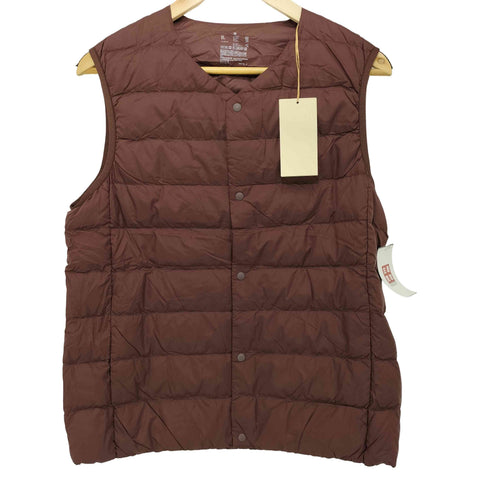 ムジルシリョウヒン 無印良品 23AW 軽量ダウンノーカラーベスト(帯電防止裏地) メンズ JPN:M