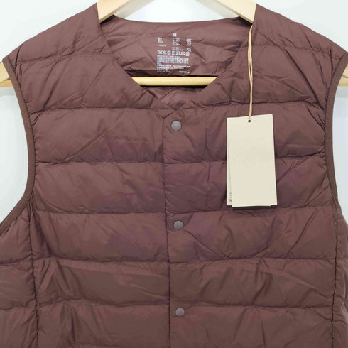 ムジルシリョウヒン 無印良品 23AW 軽量ダウンノーカラーベスト(帯電防止裏地) メンズ JPN:M
