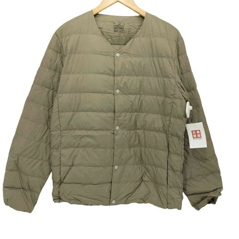 ムジルシリョウヒン 無印良品 23AW 軽量ダウンノーカラージャケット(帯電防止裏地) メンズ JPN:L
