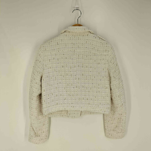 ザラ ZARA ジッパーテクスチャージャケット レディース import:M