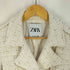 ザラ ZARA ジッパーテクスチャージャケット レディース import:M