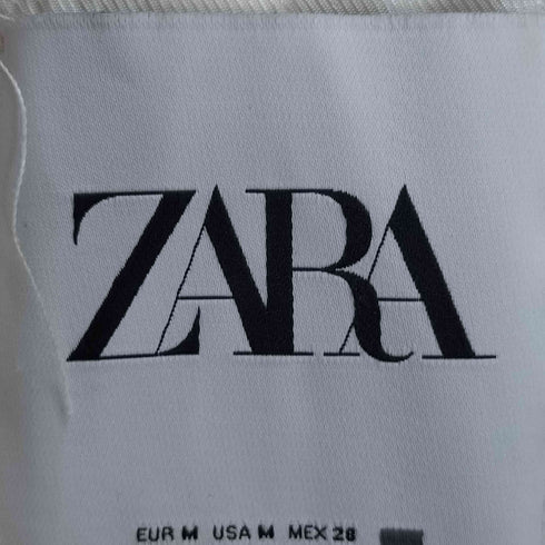 ザラ ZARA ジッパーテクスチャージャケット レディース import:M