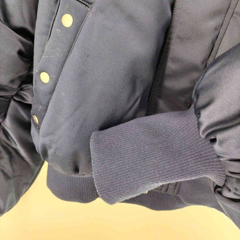 seyto 23AW VINTAGE SATIN GATHER BLOUSON ヴィンテージ サテン ギャザー ブルゾン フライト ジャケット メンズ JPN:3